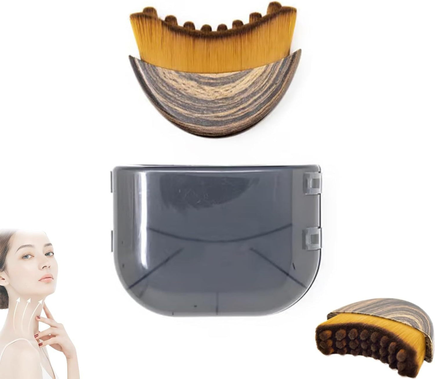 Cepillo de masaje linfático facial