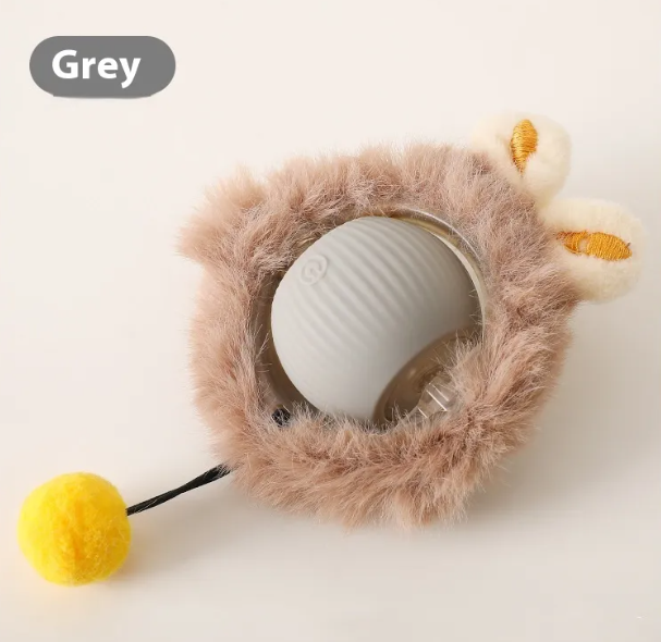 Pelota de juguete PurrPlay autorrodante para gatos