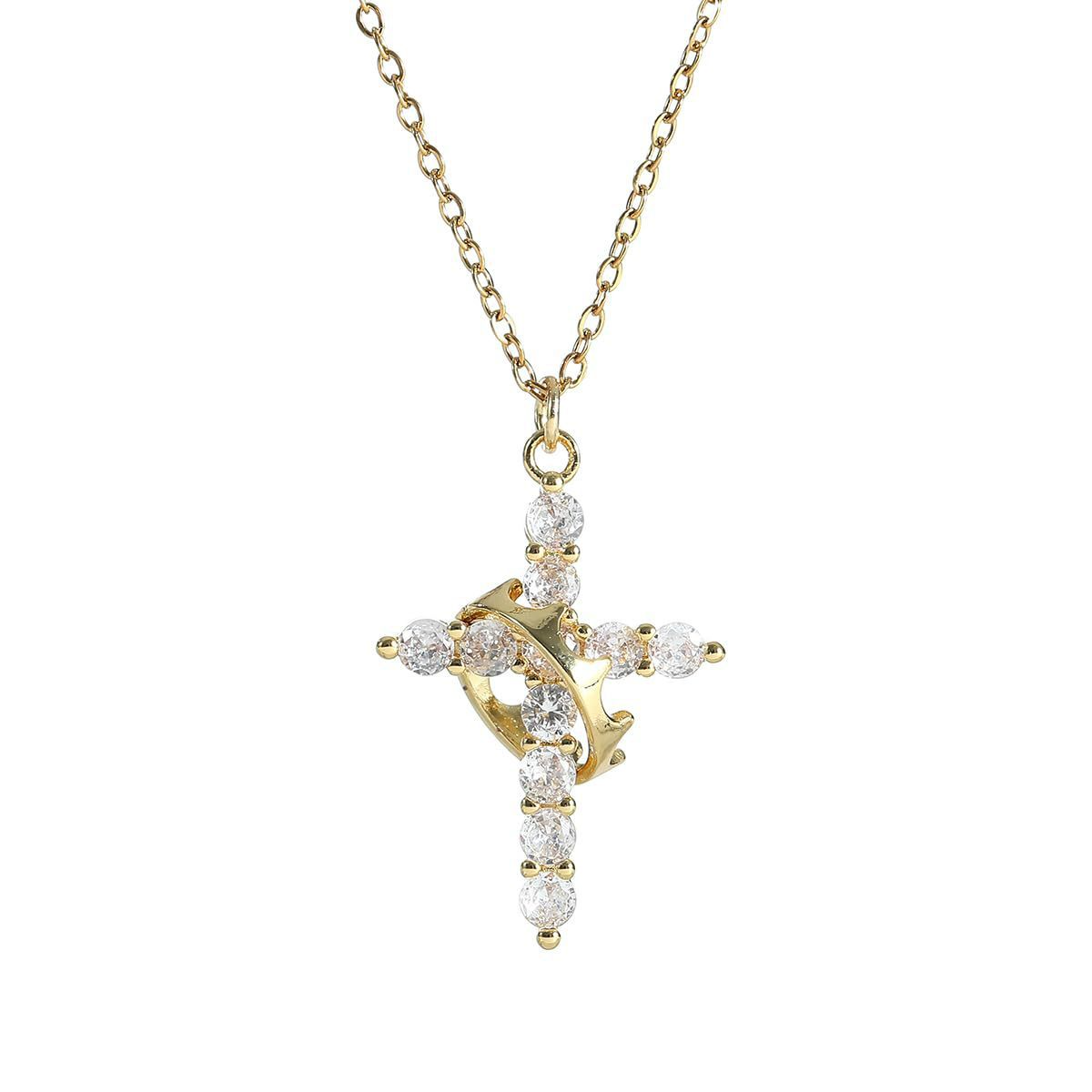 Collar de Cruz con Corona