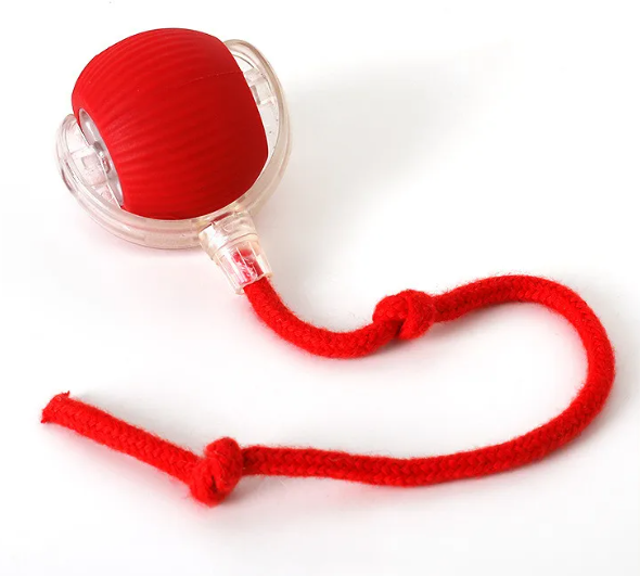 Pelota de juguete PurrPlay autorrodante para gatos