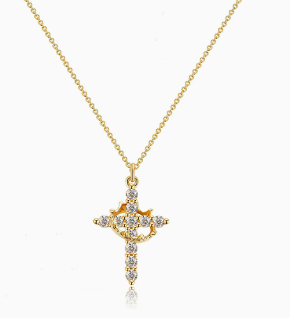 Collar de Cruz con Corona