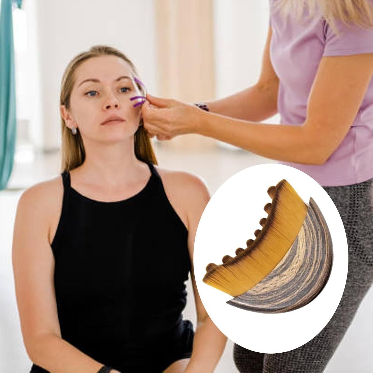 Cepillo de masaje linfático facial