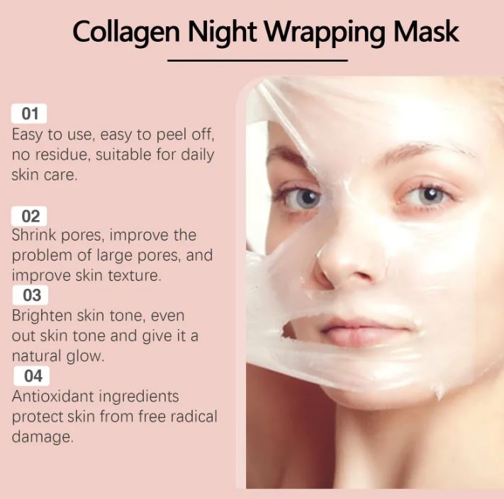Mascarilla Hidratante Despegable de Colágeno