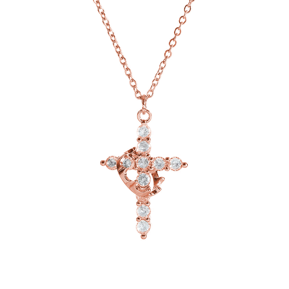Collar de Cruz con Corona