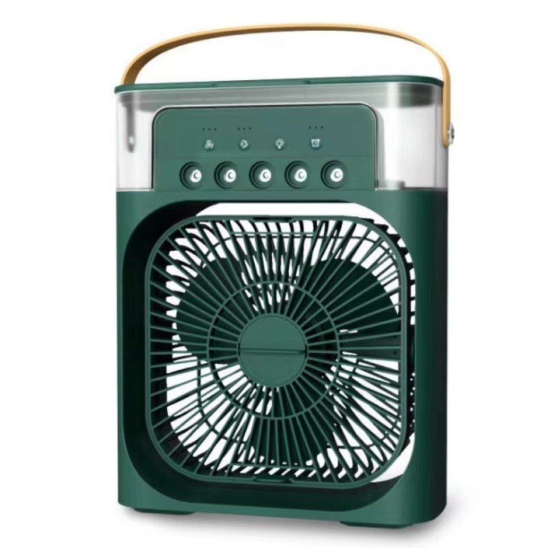 Ventilador Enfriador de Aire Portátil 3 en 1 – Mini Aire Acondicionado para Habitación, Oficina y Coche | Enfriamiento Rápido + Humidificador | Se envía desde EE. UU. 🇺🇸 | ¡Producto estrella en TikTok y Amazon!